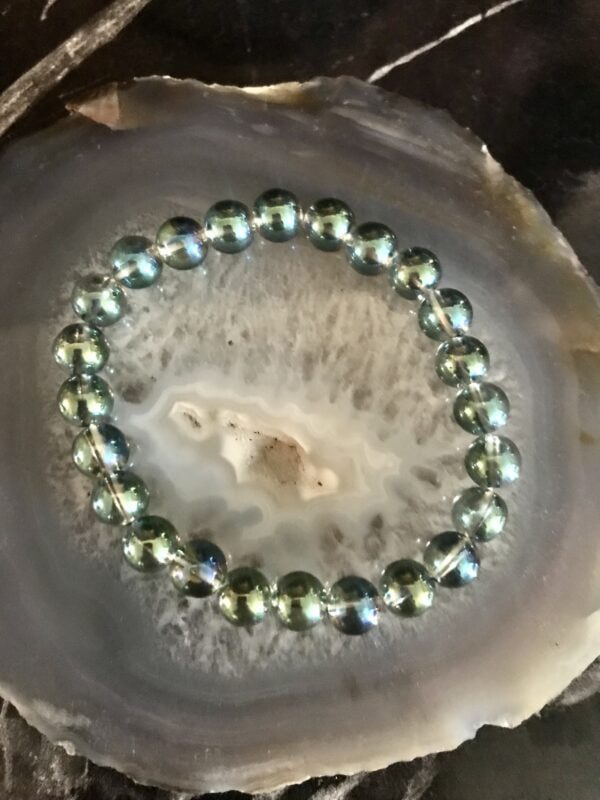 Bracelet de Cristal Aqua Aura- Yule – Image 2