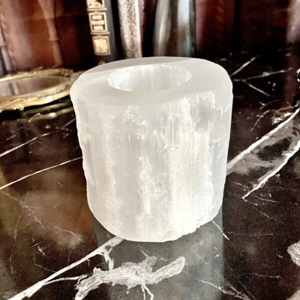 bougeoir selenite