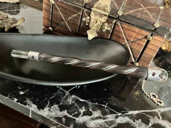 baguette bois de rose et cristal de roche