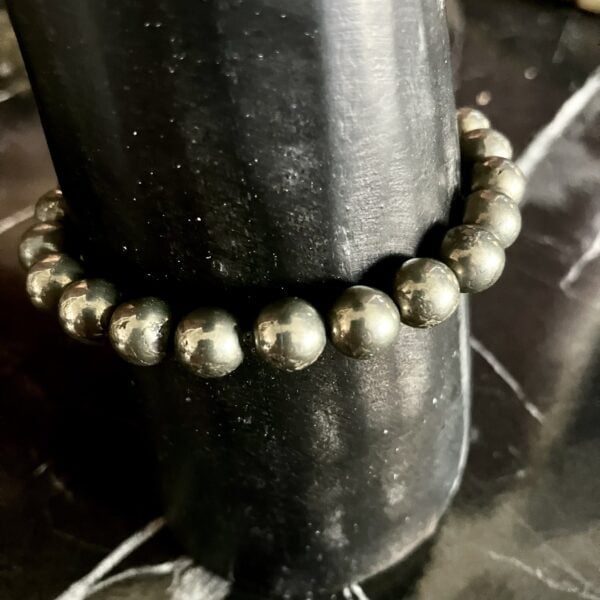 bracelet en pyrite