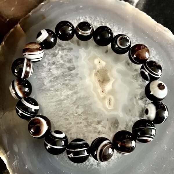 bracelet agate oeil