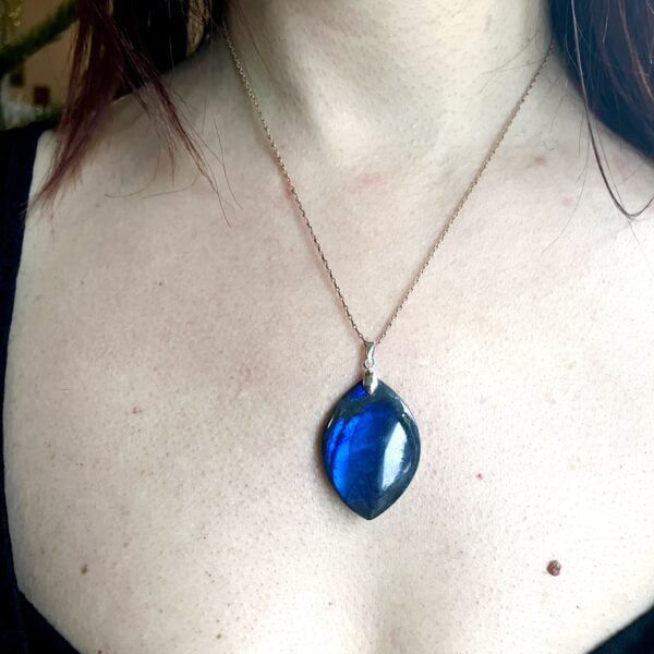 pendentif en labradorite