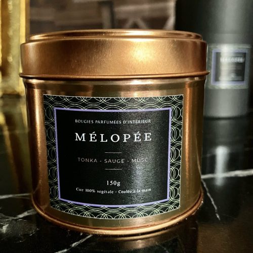 bougie melopée tonka